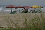 on the beach
