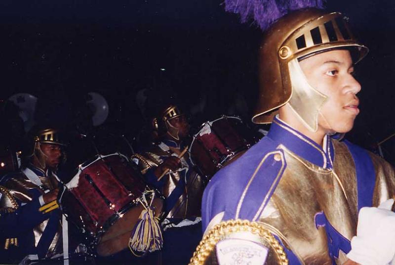 The bands march for miles