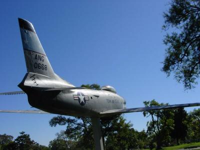 Guard plane in Centennial Park