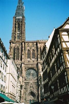 A beautiful Huge Cathedral in the Centre of Strasbourg