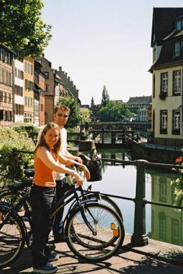 Hired bikes for next to nothing and saw heaps of Strasbourg.