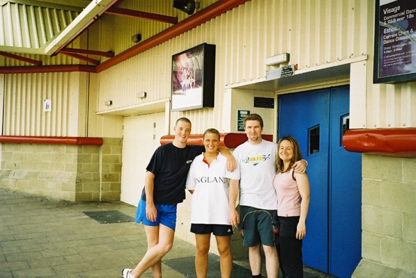 A day out with Mark and Nicky at a huge leisure center.  It was on the hottest day of the year.