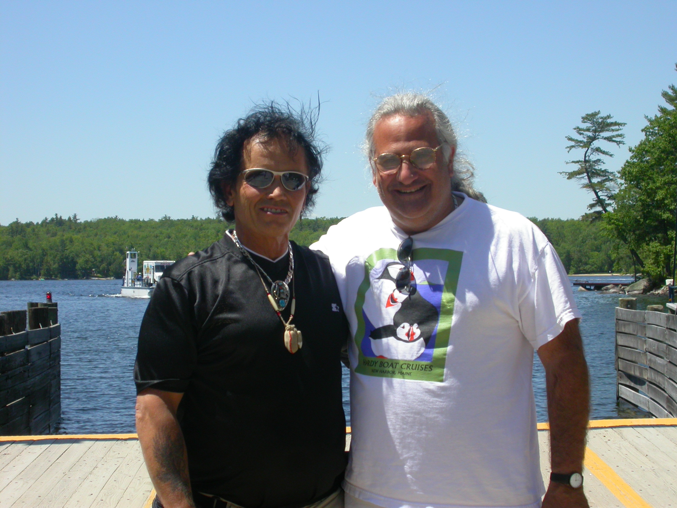 My friend John! and me