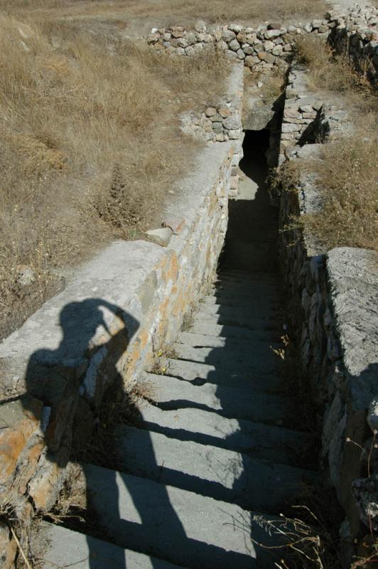 Alacahoyuk secret escape tunnel