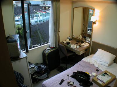 Hotel room in Yokosuka, Japan