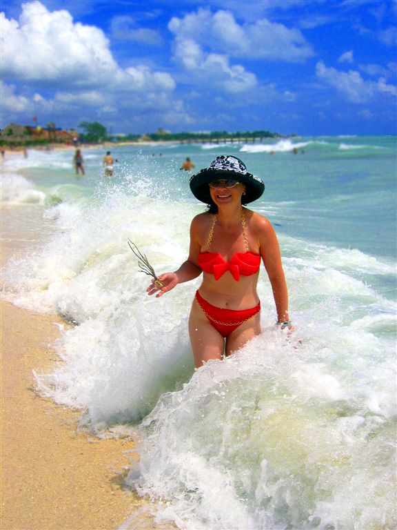 Aphrodite Slapped By Wave