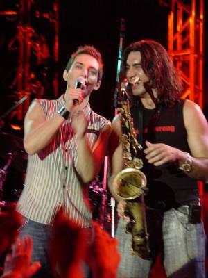 Michalis and the saxman