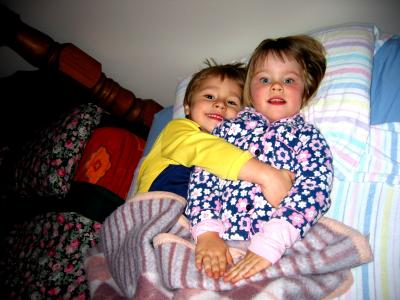 Travis and Kacey ~cuddlin' cousins!