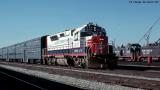 SP #3197 EMD GP40P-2 @ Lenzen St. Roundhouse in San Jose