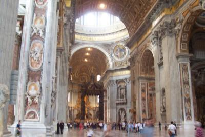 Insdie of St. Peter's Basilica