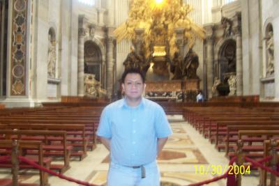 Altar inside St. Peter's Basilica