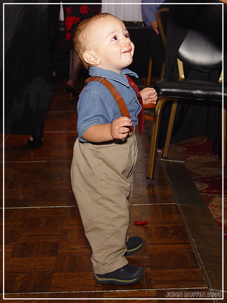 Doin a little dance at my cousins wedding