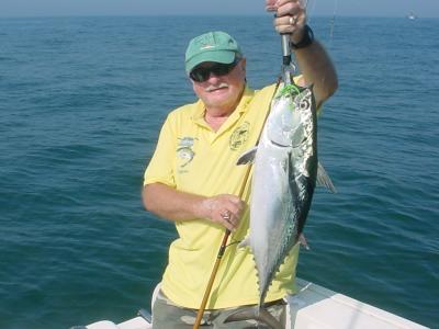 Fall Catchin! - Rich with nice False Albacore caught with spin tackle off N.C.