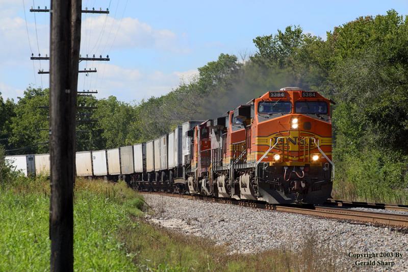 BNSF 5384 East At CA Junction, MO