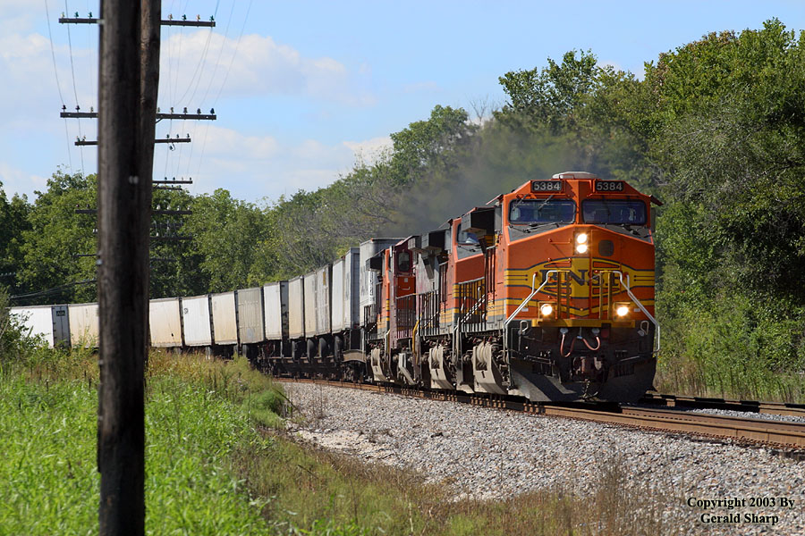 BNSF 5384 East At CA Junction, MO
