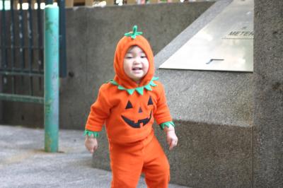 I like being a pumpkin!