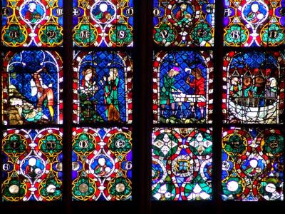 window in the cathedrale