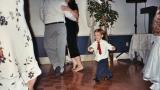 Ben dancing at Beth Walters wedding reception