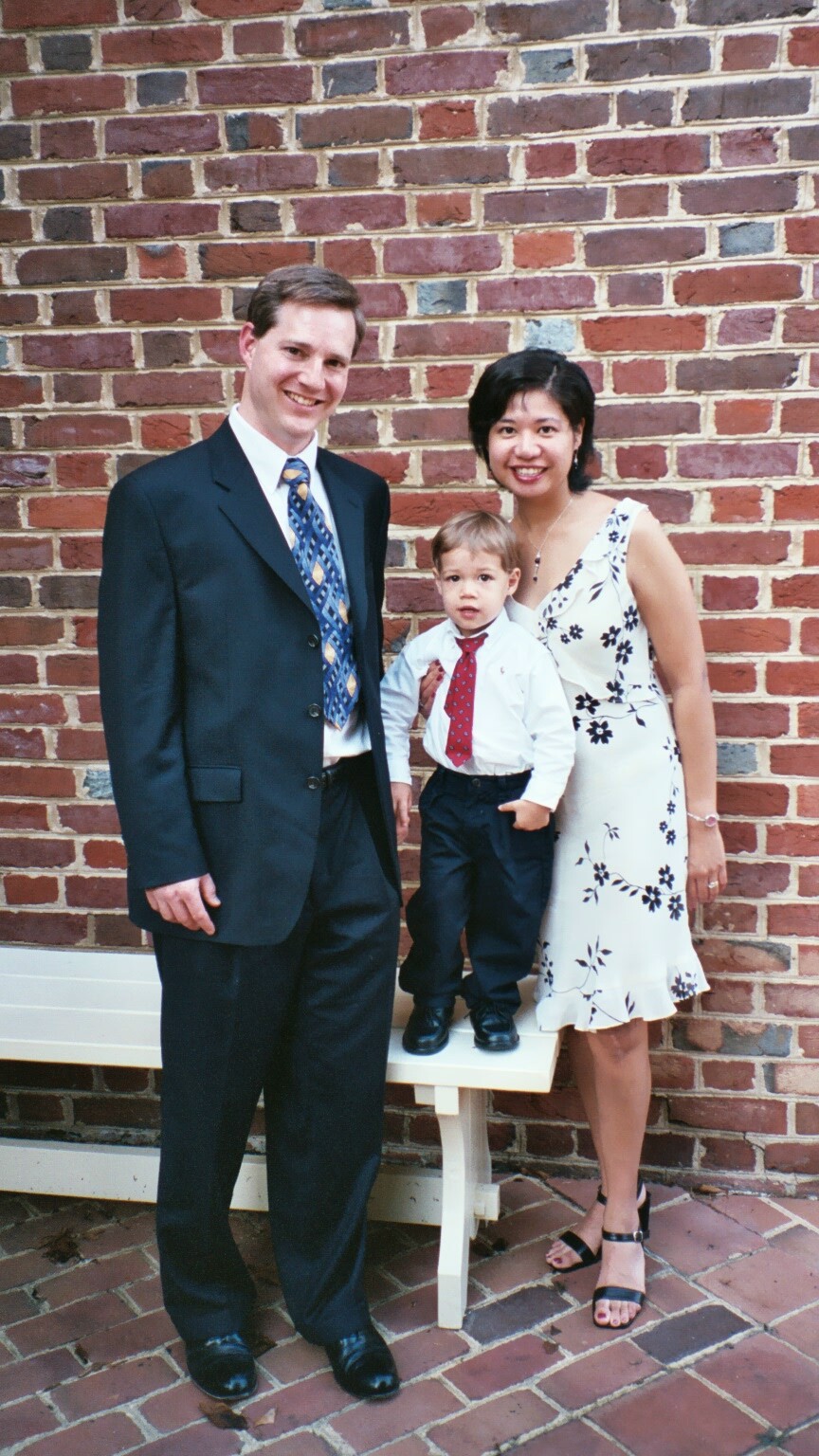John, Ben, and Tricia at Beth Walters wedding