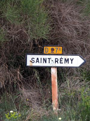 St. Remy Road Sign