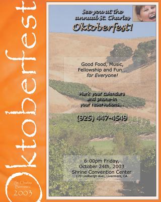 Draft #1: 2003 Oktoberfest Poster (16x20)