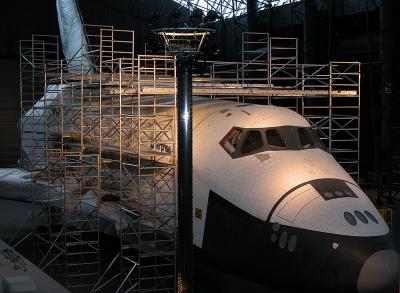 Shuttle Enterprise Undergoing Renovation