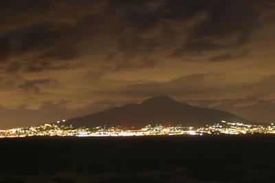 Pompeii at night