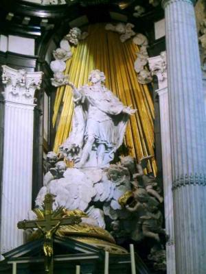 Inside St Baaf's cathedral