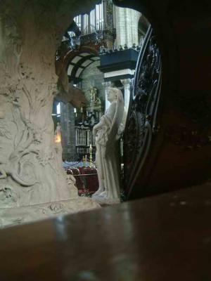Inside St Baaf's cathedral