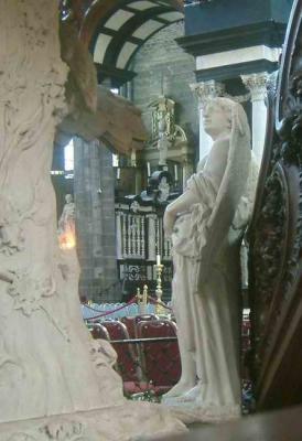 Inside St Baaf's cathedral