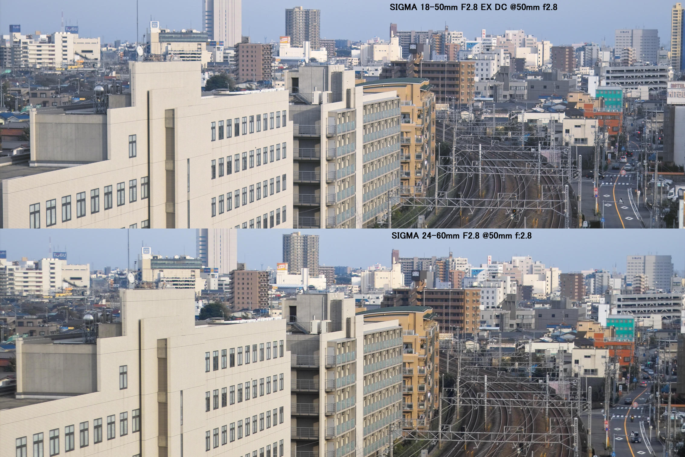 18-50mm EX vs 24-60mm EX @50mm f/2.8