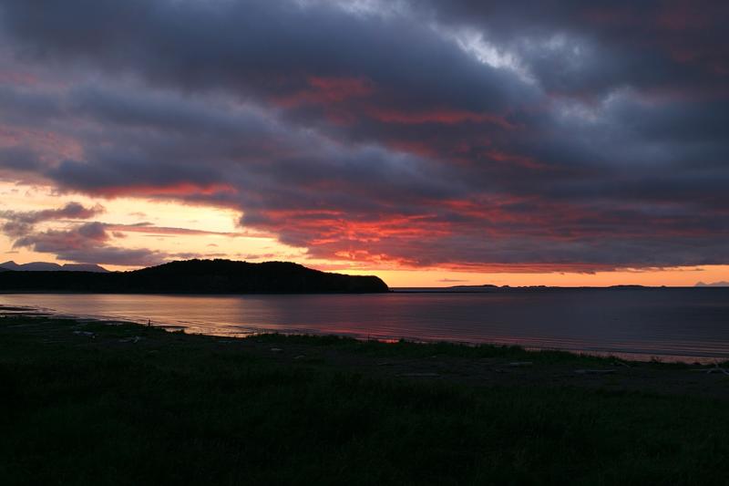Another sunrise at Hallo Bay