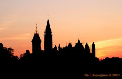Sunset in Ottawa