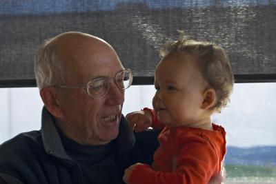 1y3w  Having a conversation with Grandpa Hugh