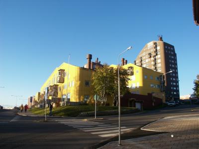 Yellow houses