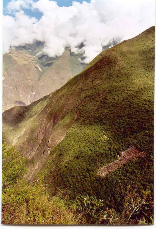 Choquequirao,  the excavation at Casa de Cascada