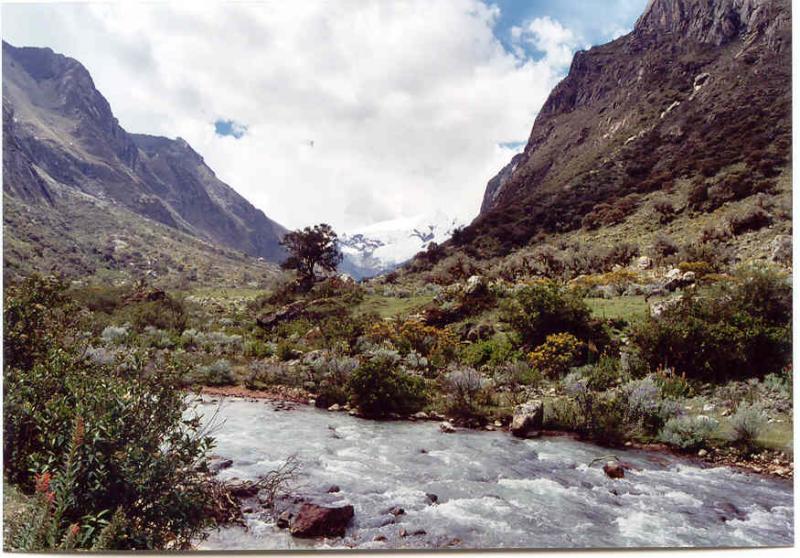 The road takes you into the Quebrada Ulta gorge up to well above the snow border