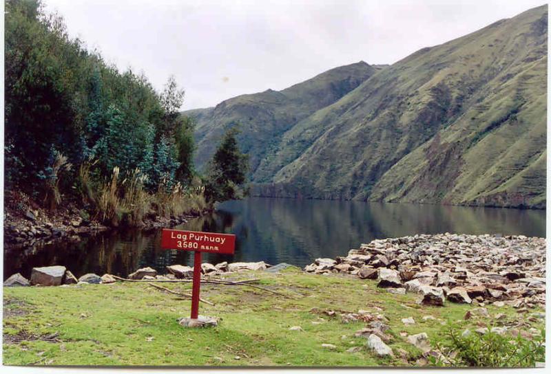 The Laguna de Purhuay offers splendid views,trout,exotic birds and even a quenua forest