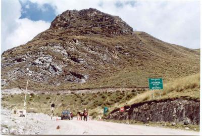 Visitors to Antamina are obliged to travel with escorte provided by the Altamina mine