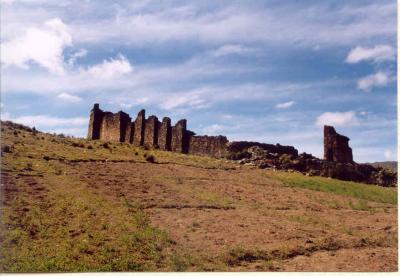 Piruro, one of the most elaborate ruins of the Yarowilcas.