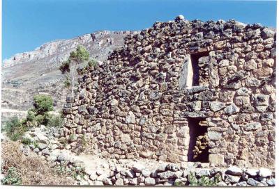 Tarmatambo. The palace of the inca nobles.
