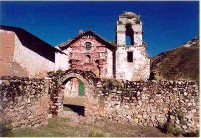 The mining village is now abandoned but still has a beautiful stone church