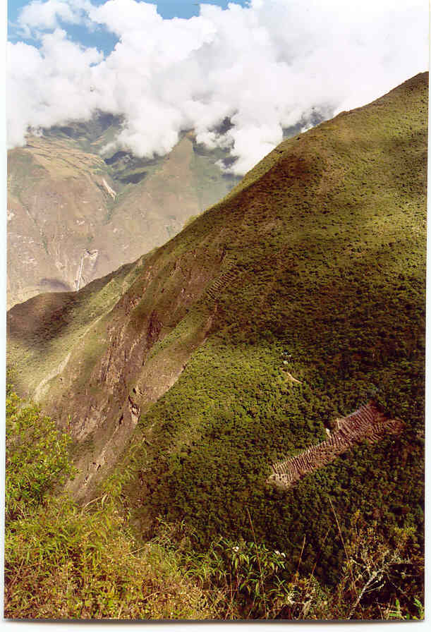 Choquequirao,  the excavation at Casa de Cascada