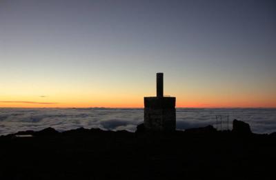 After Sunset over the Clouds