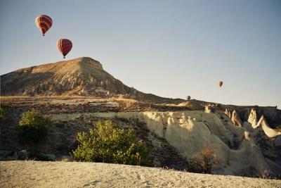 First sight of balloons