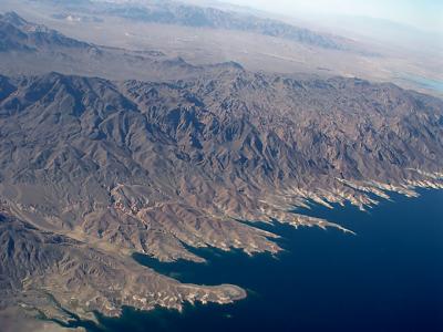 Aerial View of Lake Meade, NV