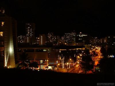 Honolulu by night.