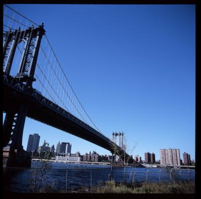 new york Brooklyn Bridge and Manhattan View from Dumbo