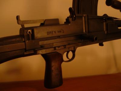 Bren Gun Mk I  Stock  before cleaning
