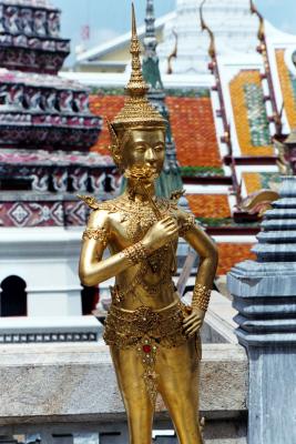 Golden Statue in the Royal Palace, Bangkok